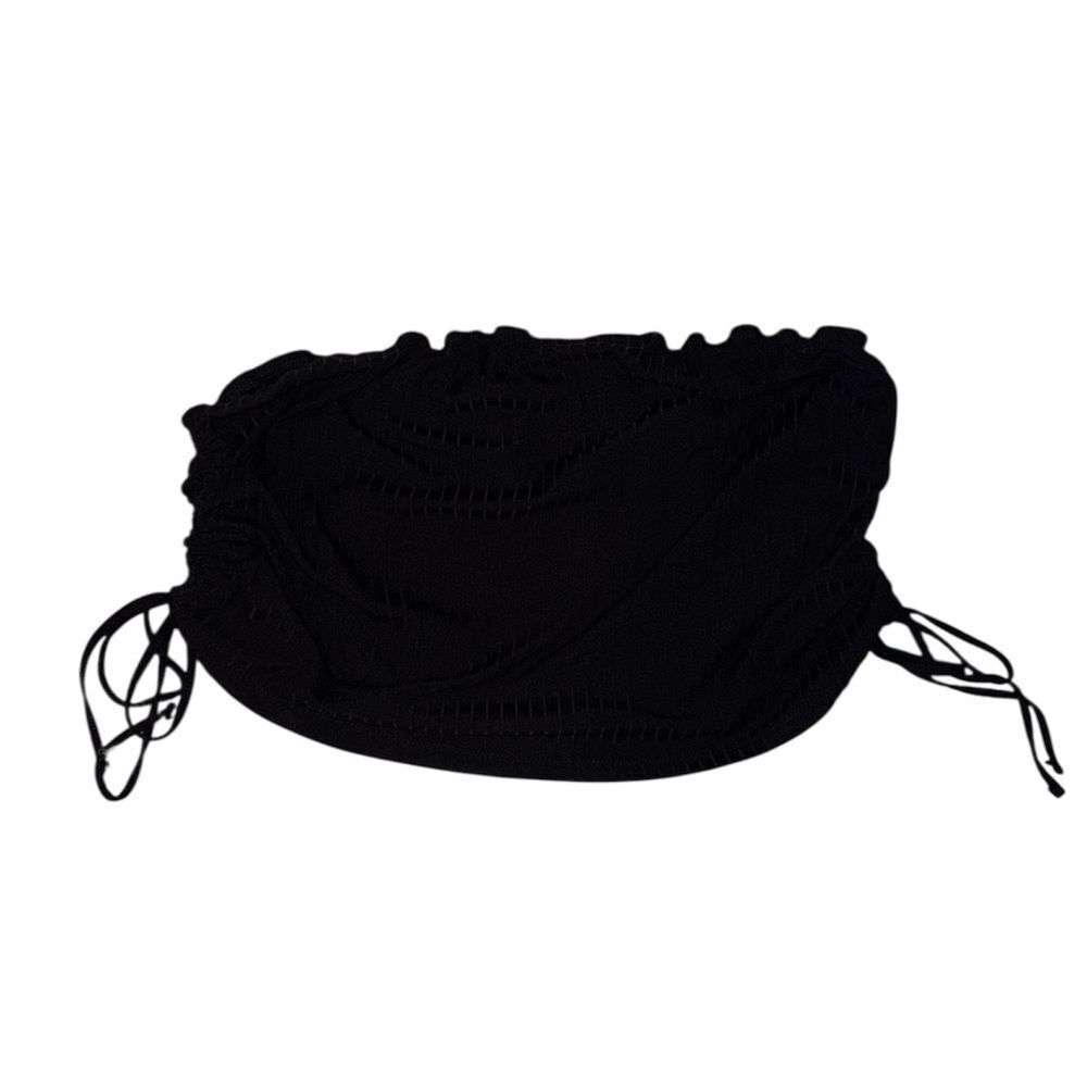 Rue21 Black Ruched Tube Top Size 4X